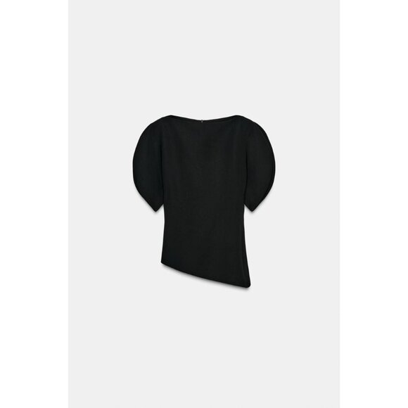 ZARA ZW COLLECTION PUFF SLEEVE TOP - Picture 1 of 4